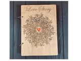 Купити фотоальбом "Love story - велике кохання" від Primax-art | Темне дерево, 30 х 22 см, 40 сторінок, 100 фото